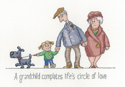 click here to view larger image of Golden Years - Circle of Love (Aida only) (counted cross stitch kit)