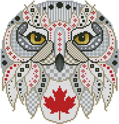 click here to view larger image of Colorful Owls O Canada (chart)