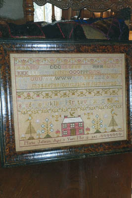 click here to view larger image of Martha Jefferson 1842 Sampler (chart)