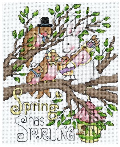 click here to view larger image of Spring has Sprung - Mary Engelbreit (chart)