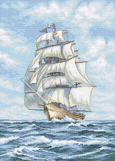 click here to view larger image of Ship Leti907 (counted cross stitch kit)