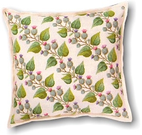 click here to view larger image of Thistles Pillow (counted cross stitch kit)