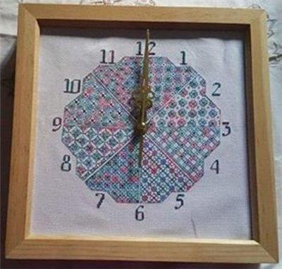 click here to view larger image of Blackwork Clock (chart)