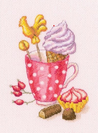 click here to view larger image of Sweet Joy (counted cross stitch kit)