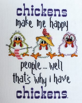 click here to view larger image of Chickens Make Me Happy (chart)