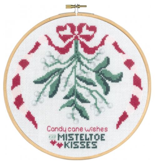 click here to view larger image of Misteltoe (counted cross stitch kit)