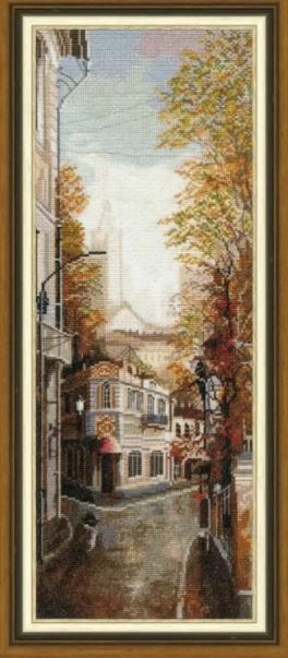 click here to view larger image of Western Street (counted cross stitch kit)