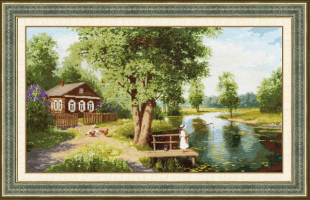 click here to view larger image of Summer Idyll (counted cross stitch kit)