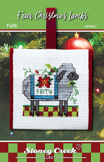 click here to view larger image of Four Christmas Lambs - Faith (chart)