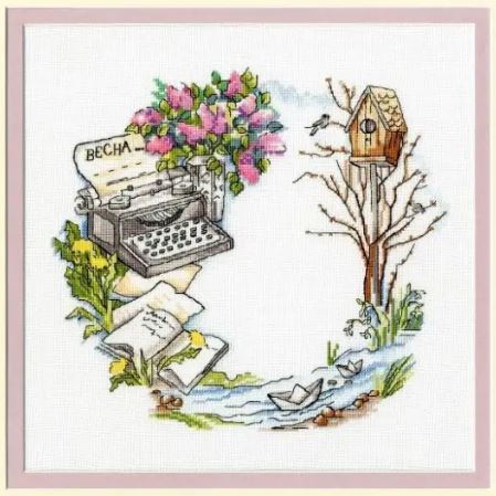 click here to view larger image of Spring in the Air (counted cross stitch kit)