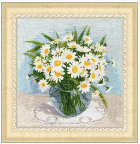 click here to view larger image of Favourite Chamomiles  (counted cross stitch kit)