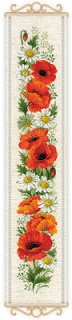 click here to view larger image of Poppies and Daisies (counted cross stitch kit)