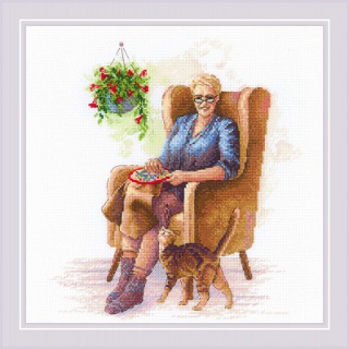 click here to view larger image of Stitching Time (counted cross stitch kit)