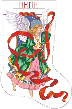 click here to view larger image of Celestial Angel Stocking (chart)