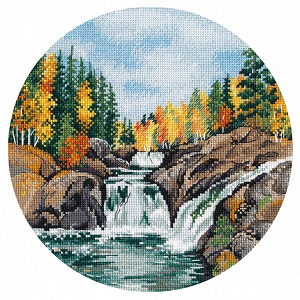 click here to view larger image of Waterfall  (counted cross stitch kit)