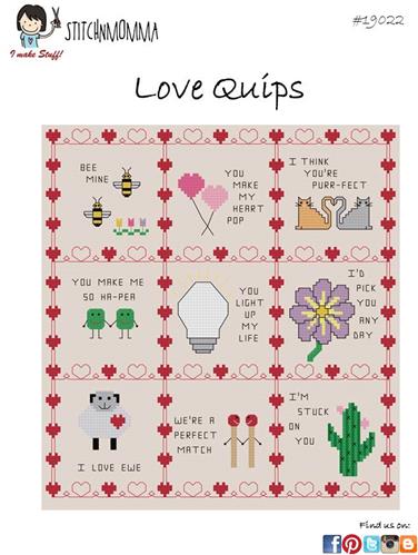 click here to view larger image of Love Quips (chart)
