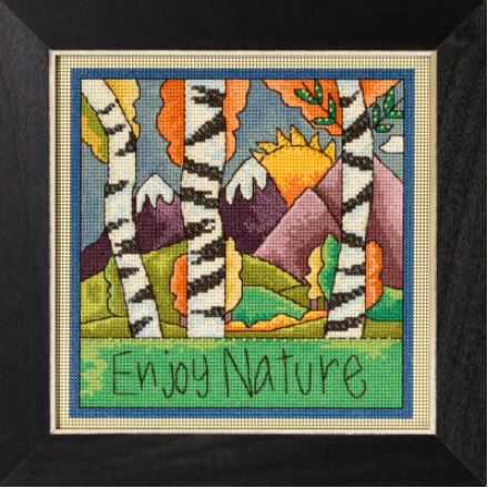 click here to view larger image of Enjoy Nature (counted cross stitch kit)