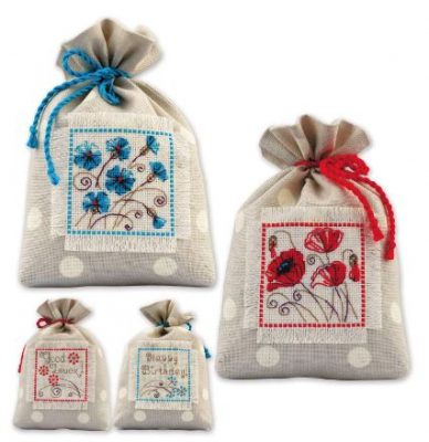 click here to view larger image of Gift Bags (2) (counted cross stitch kit)