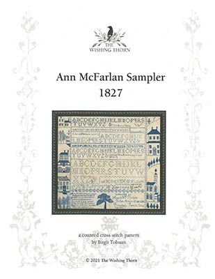 click here to view larger image of Ann McFarlan Sampler 1827 (chart)