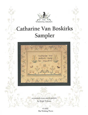 click here to view larger image of Catharine Van Boskirks Sampler  (chart)