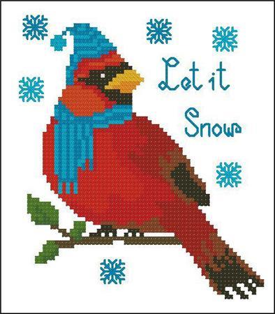click here to view larger image of Cardinal Let It Snow (chart)