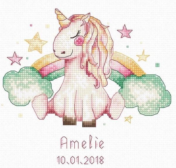click here to view larger image of Unicorn SB1151 (counted cross stitch kit)