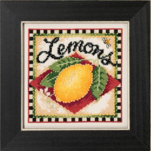 click here to view larger image of Lemons (2023) (counted cross stitch kit)