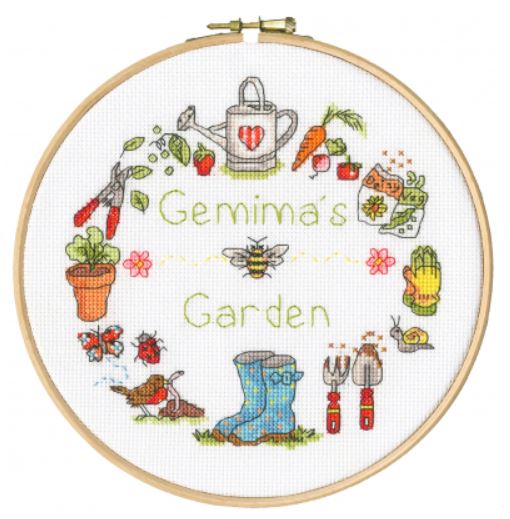 click here to view larger image of My Garden  (counted cross stitch kit)