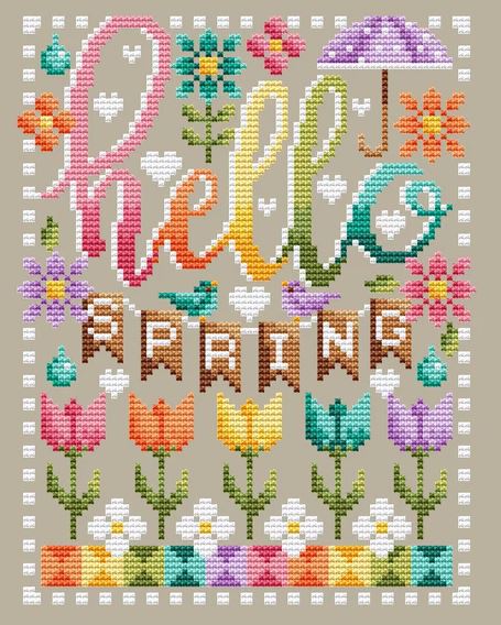 click here to view larger image of Hello Spring (chart)