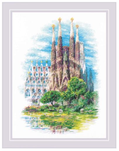 click here to view larger image of Sagrada Familia (counted cross stitch kit)