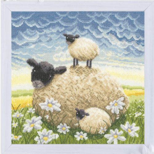 click here to view larger image of Double Trouble - Lucy Pittaway (counted cross stitch kit)