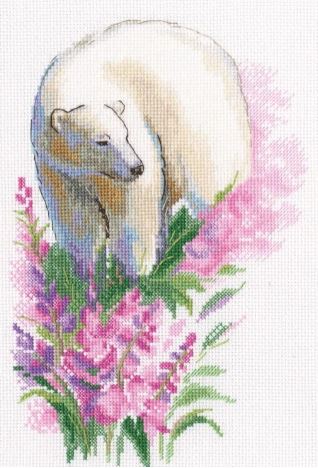 click here to view larger image of Polar Bear (counted cross stitch kit)