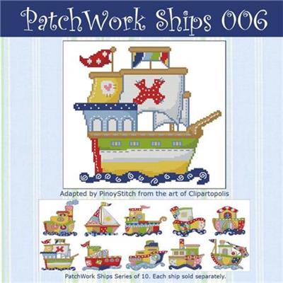 Patchwork Ships 006