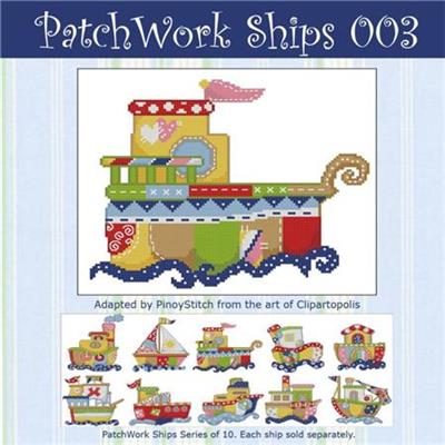 click here to view larger image of Patchwork Ships 003 (chart)