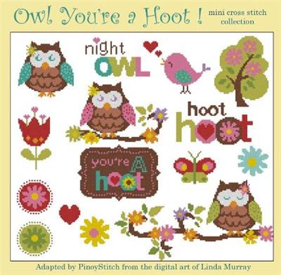 click here to view larger image of Owl You're a Hoot (chart)