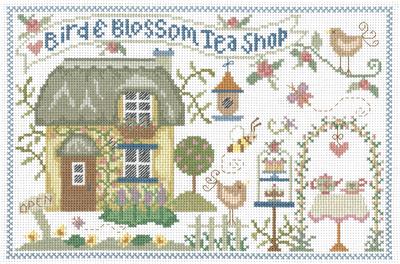 click here to view larger image of Bird & Blossom Tea Shop - Gail Bussi (chart)