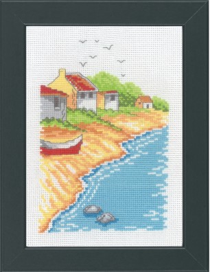 click here to view larger image of Beachhouse (counted cross stitch kit)