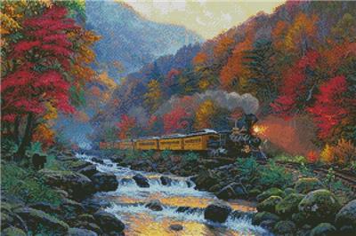 click here to view larger image of Smoky Mountain Train (chart)