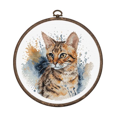 click here to view larger image of Bengal Cat (counted cross stitch kit)