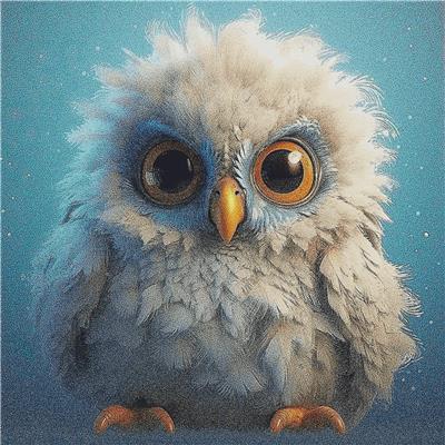 click here to view larger image of Cute Owl with Big Eyes (chart)
