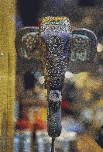click here to view larger image of Elephant with Decorations (chart)