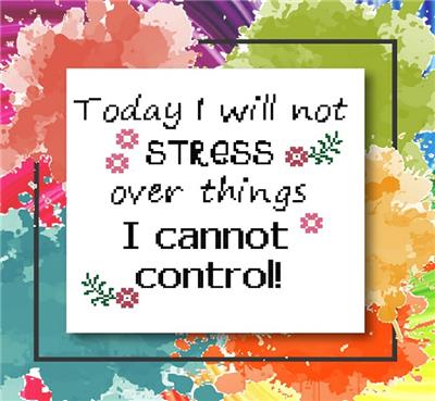 click here to view larger image of I Will Not Stress (chart)