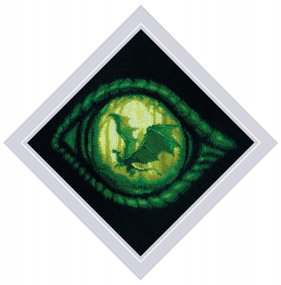 click here to view larger image of Dragon Eye (counted cross stitch kit)