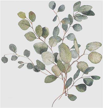 click here to view larger image of Watercolour Eucalyptus Arrangement III (chart)