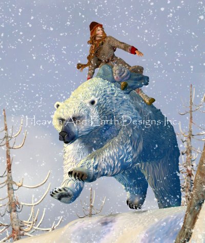 click here to view larger image of Lassie Riding Great White Bear - John Patience (chart)