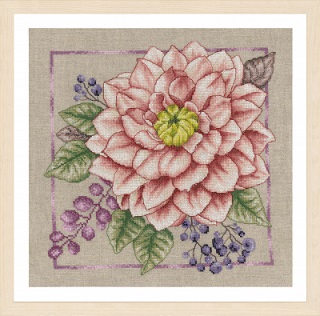 click here to view larger image of Blooming Blush (counted cross stitch kit)