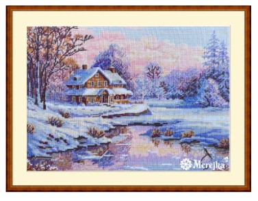 click here to view larger image of First Snow, The (counted cross stitch kit)