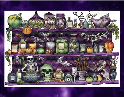 click here to view larger image of Halloween Potions (chart)