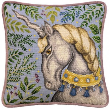 click here to view larger image of Majesty Cushion (needlepoint kit)