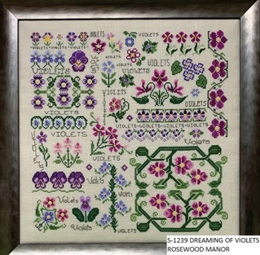 click here to view larger image of Dreaming of Violets  (chart)